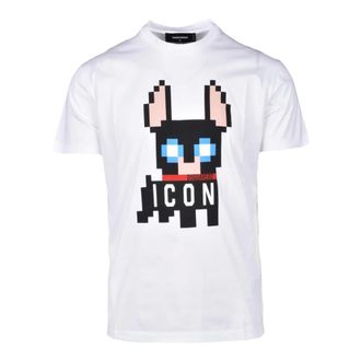 Dsquared2 Uomo, Top, Bianco, L, new