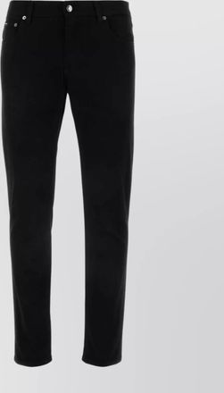 Dolce & Gabbana stretch denim trousers with belt loops