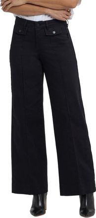 NYDJ Teresa Black Wide Leg Jean