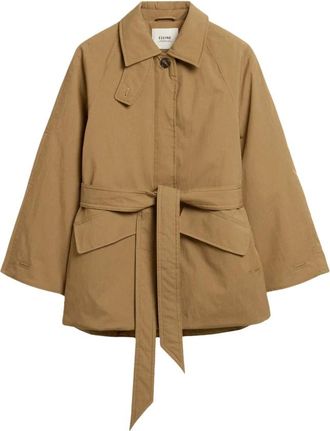 Elvine Roya Coat - Dames - Mantels - Beige - Maat: XL Katoen