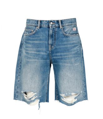 Roy Rogers Shorts in denim medio