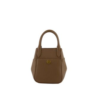 Pourchet Tassen, Dames, Bruin, ONE Size, Leer, Granite - PM