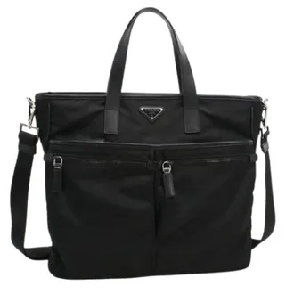 Prada Pre-owned Tote Bags, unisex, Black, Size: ONE SIZE Pre-owned Vintage Tote Bag