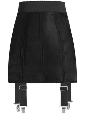 Dolce & Gabbana Minigonna con bretelle - Nero