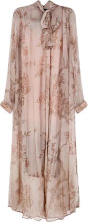 Mes Demoiselles... Grace Long Shirt Dress - Dames - Casual kleedjes - Beige - S - Katoen - Kleedjes