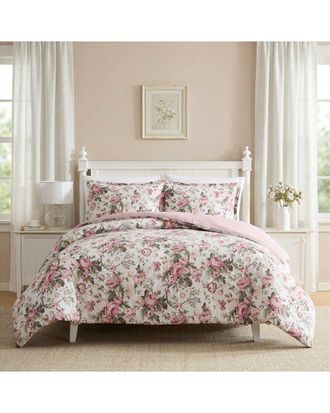 Laura Ashley Uffington Roses Cotton Comforter Set