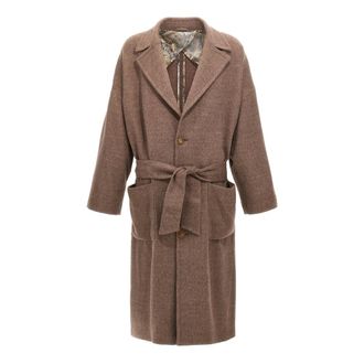 Etro Heren, Mantels, Beige, Maat: S Wol