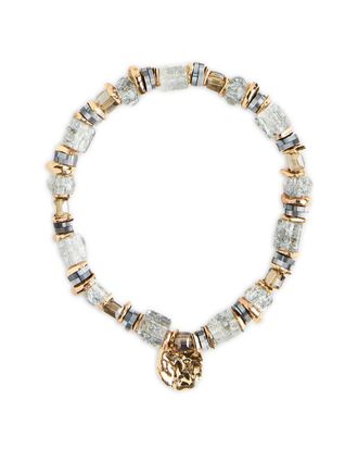 Saachi Saachi Beaded Stretch Hammer Bracelet