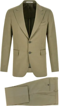 Tagliatore Virgin Wool Two-Piece Mens Suit