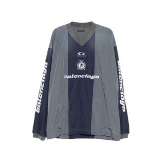 Balenciaga Striped Logo Jacket