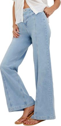 Free People Libre Front Yoke Wide Leg Jeans in Palermo at Nordstrom, Size 26