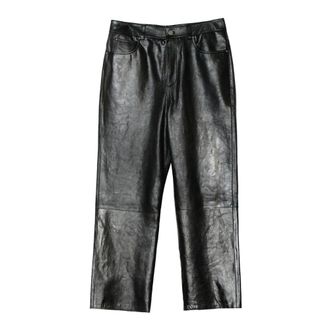 Soulland TOM Pantaloni in Pelle - - Trousers - Donna - Nero - M/L