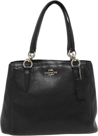 Coach Pre-owned Satchel - Dames - Vintage Handtas - Zwart - ONE Size - Leer - Vintage