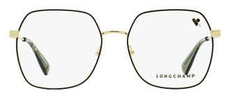 Longchamp LO2148 Square Metal Optical Frames Eyeglasses - Gold