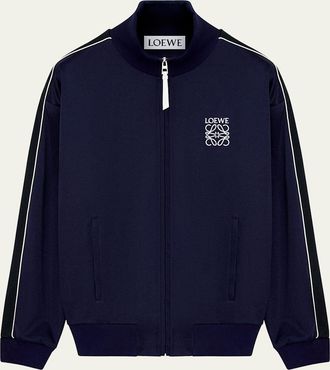 Loewe Mens Poly Satin Track Jacket