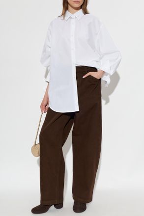 Emporio Armani Classic Shirt, Womens, White
