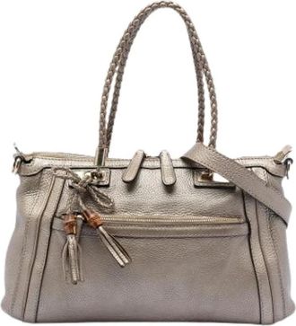 Gucci Pre-owned Handbags, female, Yellow, Size: ONE SIZE Pre-owned Vintage Handbag