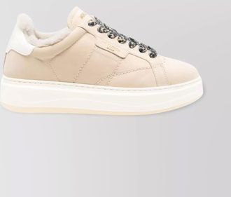 Woolrich high-top sneakers with contrast heel tab