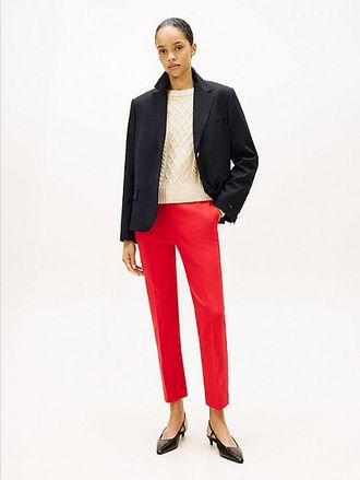 Tommy Hilfiger Pantal&oacute;n Festive tobillero de corte slim