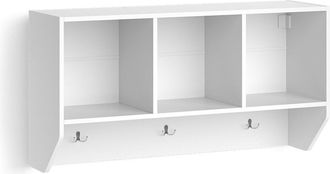 Vicco Estante De Pared Para Habitaci&oacute;n Infantil Luigi, Blanco, 107.2 X 56 Cm