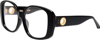 Linda Farrow Glasses, unisex, Black, Size: 59 MM LFL