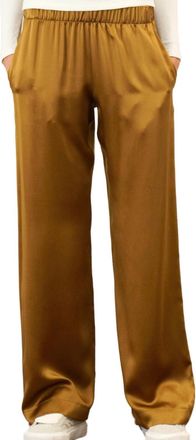 Sablyn Brynn Wide Leg Pant In Matte Gold