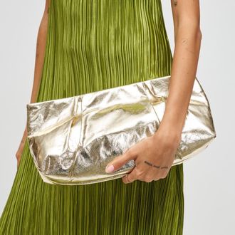 Urban Expression Franny Clutch in Gold at Nordstrom