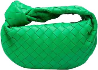 Bottega Veneta Pre-owned Jodie Mini Bag - Dames - Vintage Mini Tas - Groen - ONE Size - Leer - Vintage