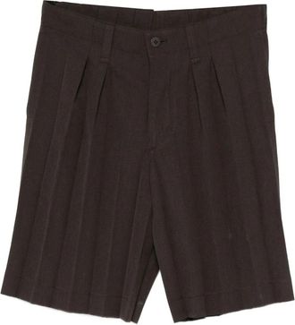 Issey Miyake Pants - Heren - Korte Broeken - Bruin - L - Korte Broeken