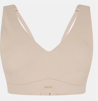 HUGO BOSS Womens Womens Bralette Laser Cut 10257690 01 - Black - Size: 12
