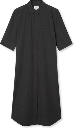 Mads Norgaard Shirt Kleedjes - Dames - Shirt Kleedjes - Zwart - XS - Kleedjes