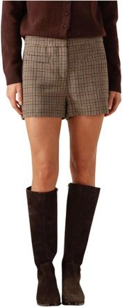 Suncoo Dames, Korte broeken, Bruin, Maat: XS Poliester