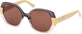 Guess GU7911 41E Womens Sunglasses Grey Size 55