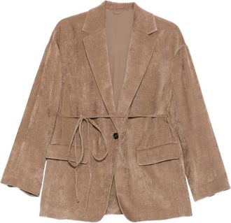 Brunello Cucinelli Belted Corduroy Jacket