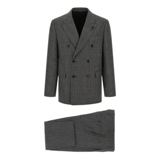 Lardini Hombre, Trajes, Gris, Talla: 2XL