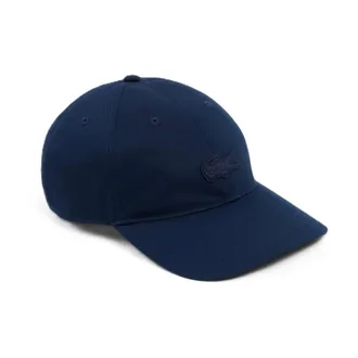 Lacoste Caps, male, Blue, Size: ONE SIZE Cotton Twill Badge Cap