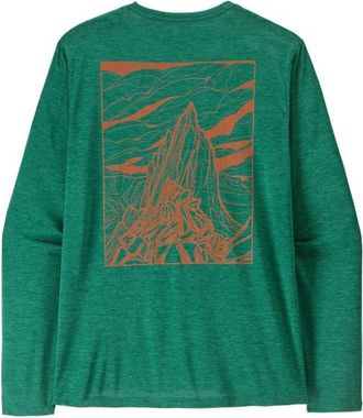 Patagonia L/S Cap Cool Daily Shirt Cloud Crag Funktionsshirt f&uuml;r Herren | gr&uuml;n