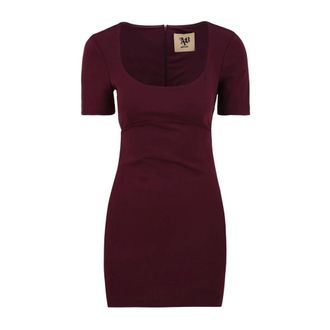Aniye By Jade Short Sheath Dress - Dames - Korte kleedjes - Rood - M - Polyester - Kleedjes