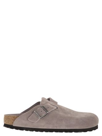 Birkenstock Boston Suede Sabot