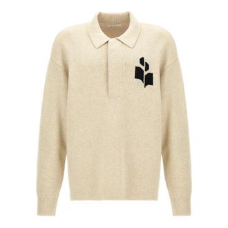 Isabel Marant Heren, Truien, Beige, Maat: L Katoen