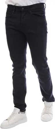 HUGO BOSS Heren Delaware Katoen Slim Jeans (Donkerblauw)