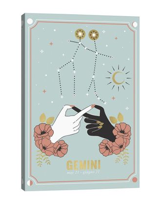 iCanvas Discontinued Icanvas Gemini By Emanuela Carratoni Wall Art