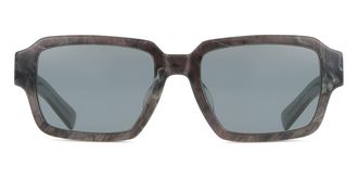Prada PR 02ZSF Asian Fit 13F07T Mens Sunglasses Grey Size 54