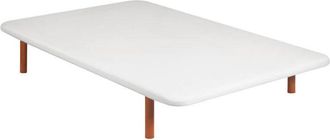 Colchones Aznar Base Tapizada Malla 3d Reforzada Con 5 Barras Transversales Blanco - 105x182 Cm