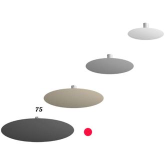 Top-Light Plafoniera Moderna Disk Metallo Sabbia 12 Luci Gx53