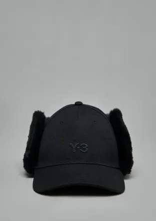 Yohji Yamamoto Y-3 Winter Cap Black