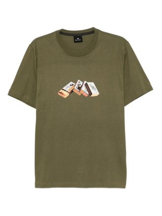 Paul Smith graphic-printed T-shirt - men - Cotton - M - Green
