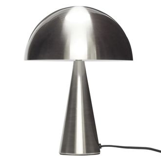 H&uuml;bsch Tischleuchte, H&ouml;he 33 cm, silber vernickelt