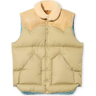 Fortela Christy Rocky Mountain Featherbed X Fortela Vest in Tan at Nordstrom, Size 40 Eu
