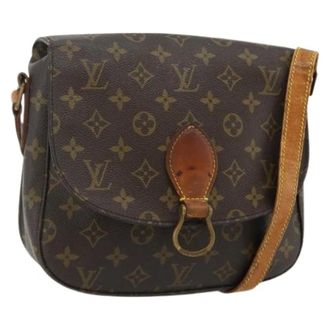 Louis Vuitton Pre-owned Cross Body Bags, female, Brown, Size: ONE SIZE Pre-owned Saint Cloud Shoulder Bag